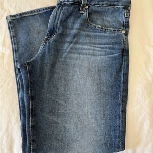 AG Adriano Goldschmied Indigo Straight Jeans